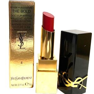 YSL Rouge Pur Couture The Bold Lipstick – #4 Revenged Red 💄